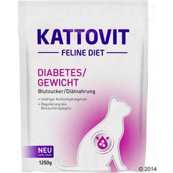 Kattovit Diabete/Peso Crocchette Gatto - Set Ö 2 x 1.25 kg 1.25kg