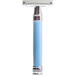 Edwin Jagger Safety Razor Extra Long Handle Blue