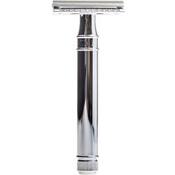 Edwin Jagger Safety Razor Extra Long Handle Chrome