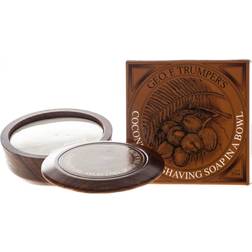 Geo F Trumper Coconut Oil Shaving Soap in Wooden Bowl 8g