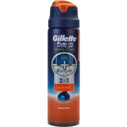 Gillette Fusion Proglide Sensitive 2-in-1 Shave Gel Active Sport 170ml