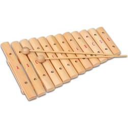 Bontempi Xylophone Formed By 12 Wooden Plates