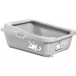 Karlie Flamingo Simon's Cat Litter Box - Grey