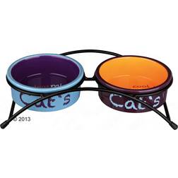 Trixie Ceramic Bowl Set Eat On Feet