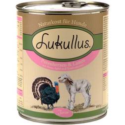 Lukullus Junior Kalkunhjerter & Lam 2.4kg