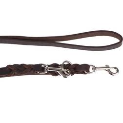 Heim Dog Leash - Braided Brown Double Line: Lb