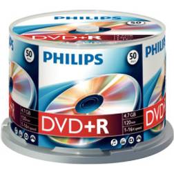 Philips DR4S6B50F 50 x DVD R 4.7 Go (120 minutes) 16x spindle