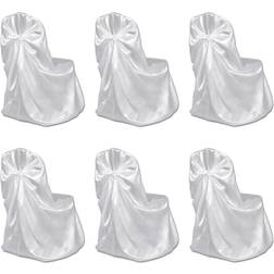 vidaXL Wedding 6pcs Sitzbezug Weiß (140x110cm)