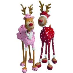 Medusa Copenhagen Mr & Mrs Rudolf 2009 Julpynt 17cm 2st