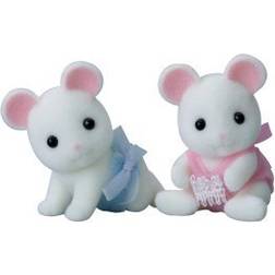 Sylvanian Families Hawthorn White Mouse Twins