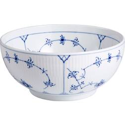 Royal Copenhagen Blue Fluted Plain Serving Bowl 8.268" 0.48gal