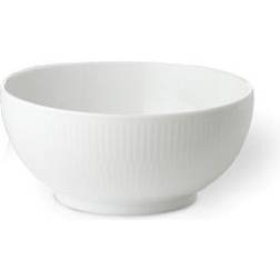 Royal Copenhagen White Fluted Salad Bowl 24cm 3.1L