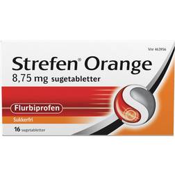 Strefen Orange 8.75mg 16 stk Sugetablet