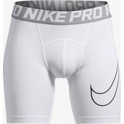 Nike Pro Cool Compression Shorts - White/Matte Silver/Black (726461_100)