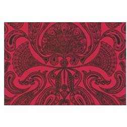 Cole & Son Malabar Designtapete von and Rot/ Schwarz rouge