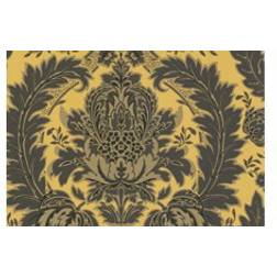 Cole & Son ridge Designtapete von Yellow/ Charcoal giallo/marrone