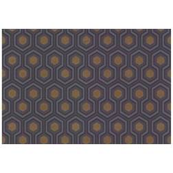 Cole & Son Hicks' Hexagon Designtapete von Grey/ Bronze grigio