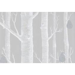Cole & Son Woods Pears Designtapete von and Grey/ White gris/argent