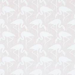 Sanderson Vintagetapete Flamingos von Blush/ Ivory rose