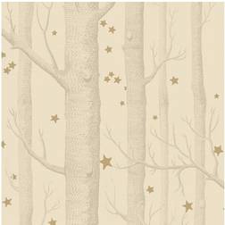 Cole & Son Tapete Woods Stars von Buff Gold creme