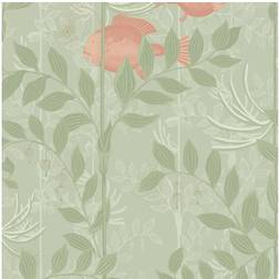 Cole & Son Nautilus Wallpaper Whimsical Collection Soft olive pink 103/4020 Roll