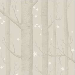 Cole & Son Tapete Woods Stars von Grey gris