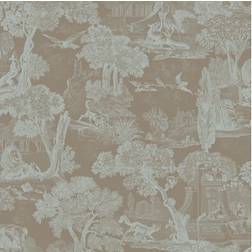 Cole & Son Tapete Versailles von Teal gris/bleu