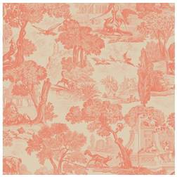 Cole & Son Tapete Versailles von Coral rosa/arancione