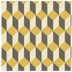 Cole & Son Delano Wallpaper Geometric Collection Yellow Black 105/7032 Roll