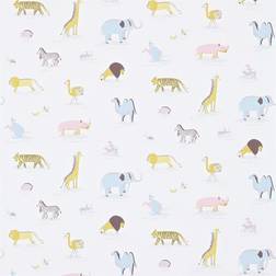 Sanderson Kindertapete Two by Two von Offwhite creme/multicolore