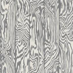 Cole & Son Tapete Zebrawood von Black White grigio