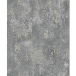 Grandeco DUTCH WALLCOVERINGS Carta da Parati Motivo Calcestruzzo Grigio TP1008