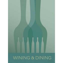 Vissevasse Wining & Dining Plakat 30x40cm