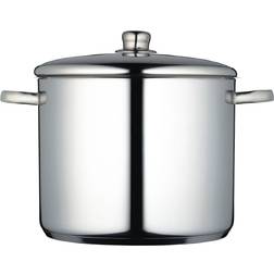 KitchenCraft MasterClass Stainless Steel mit Klappe 14 L 30 cm