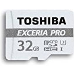 Toshiba EXCERIA PRO M401 Carte mémoire flash (adaptateur microSDHC SD inclus(e) 32 Go UHS Class 3 Class10 microSDHC UHS-I