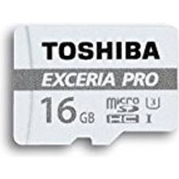 Toshiba EXCERIA PRO M401 Carte mémoire flash (adaptateur microSDHC SD inclus(e) 16 Go UHS Class 3 Class10 microSDHC UHS-I