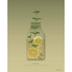 Vissevasse Lemonade Poster 15x21cm