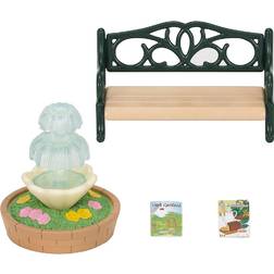 Sylvanian Families Fountain & Garden Bench