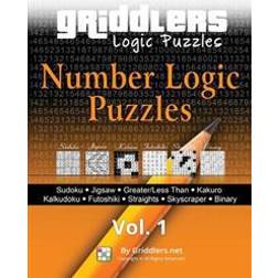 Griddlers - Number Logic Puzzles: Sudoku, Jigsaw, Greater/Less Than, Kakuro, Kalkuldoku, Futoshiki, Straights, Skyscraper, Binary (Häftad, 2015)