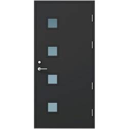 Kaski Soldrömmar Pisa Ytterdörr Klarglas S 7502-B V (90x210cm)