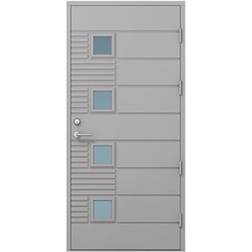 Kaski Soldrömmar Torino Ytterdörr Klarglas S 2502-B V (90x210cm)