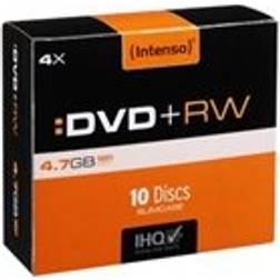 Intenso 10 x DVD RW 4,7 GB (120min) 4x ohut CD-kotelo