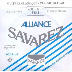 Savarez 543J Alliance bleu Sol tirant fort Corde au détail guitare classique