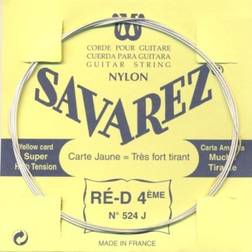 Savarez cordes pour guitare classique Traditional Concert 524J cordes simples Re4w high approprié pour 520J