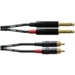 Cordial CFU PC 2x6.3mm - 2xRCA 1.5m