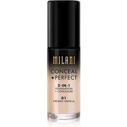 Milani Conceal +Perfect 2-in-1 Foundation #01 Creamy Vanilla