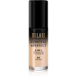 Milani Conceal +Perfect 2-in-1 Foundation #02 Natural