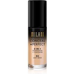 Milani Conceal +Perfect 2-in-1 Foundation #03 Light Beige