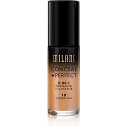 Milani Conceal +Perfect 2-in-1 Foundation #10 Golden Tan