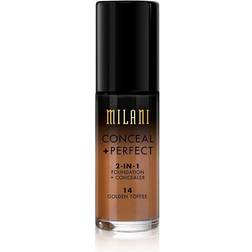 Milani Conceal +Perfect 2-in-1 Foundation #14 Golden Toffee